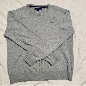 Tommy Hilfiger Women Grey Crew Sweatshirt